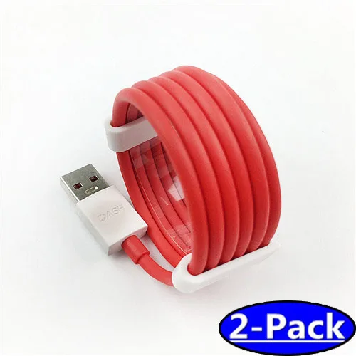 2 pack Oneplus 6 кабель для быстрой зарядки Usb 3,1 type C кабель для Oneplus 6 6T 5T 3 3 t, 5V 4A Быстрый 1M зарядный кабель питания - Цвет: 2 pack