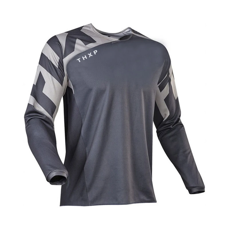 

New 2021 Extreme downhill mountain bike riding long-sleeved jersey Fox DH off-road motorcycle racing MTB