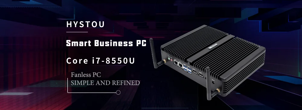 Четырехъядерный процессор i5 8250U i7 8550U игровой Мини ПК windows 10 двойной Intel NUC безвентиляторный промышленный компьютер HDMI DP EDP LPT linux настольный компьютер