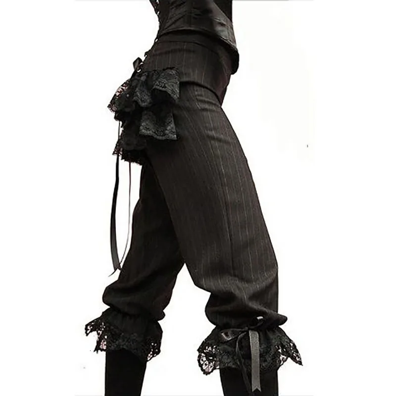 2020 средневековый пиратский костюм викингов Капри кружевные брюки женские