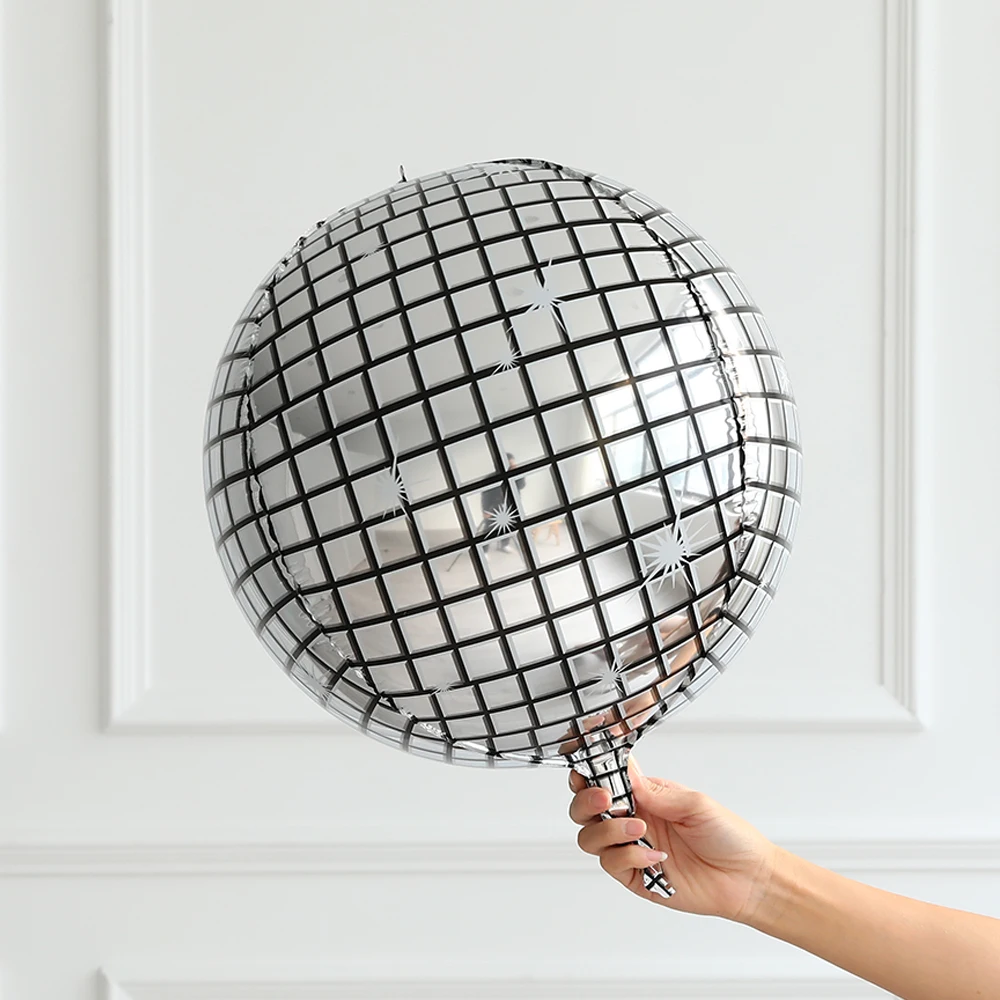 137Pcs Silver Disco Foil Balloons Garland Arch Chrome Metal Globos Wedding Birthday Party Decoration Retro 80s Decor | Дом и сад