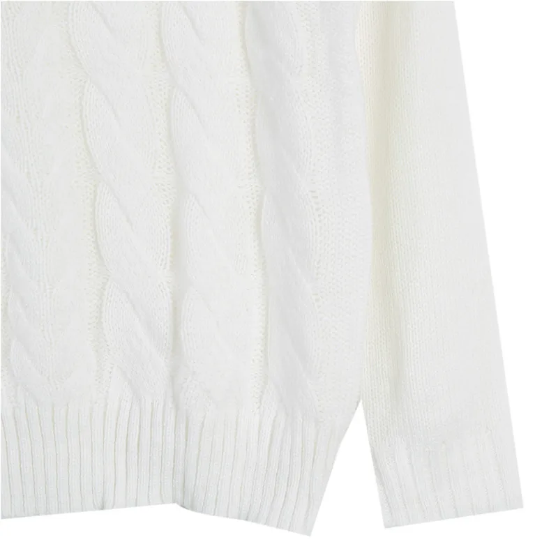 

Autumn Winter Women Vintage Pullover Twist Long Sleeve Loose Sweater Knitted Casual Sweater Winter Clothes Women