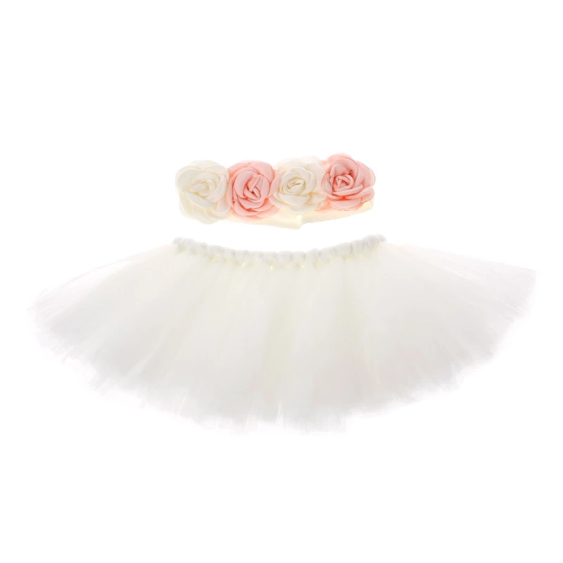 

Yarn Newborn Photography Props Baby Tutu Skirt Princess Infant Costume Outfit Photo Props