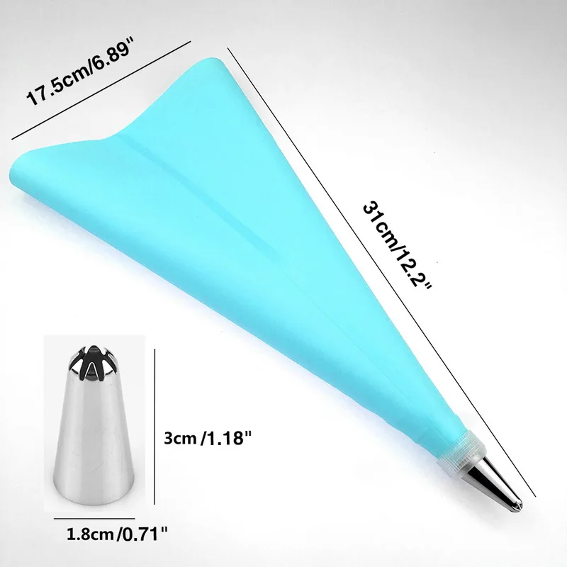 Новинка 18 шт силиконовые формы глазурь трубопроводов сопла кондитерский мешок