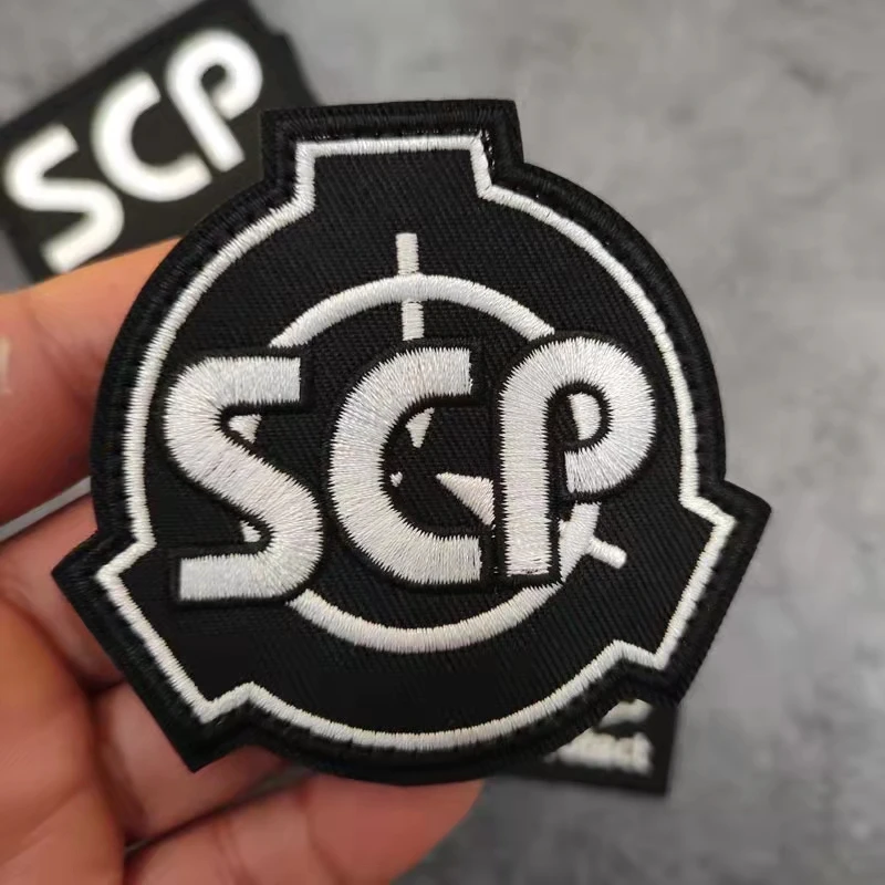 SPC основа Вышивка Липучка SCP логотип сверхнатуральная Биологическая патч для