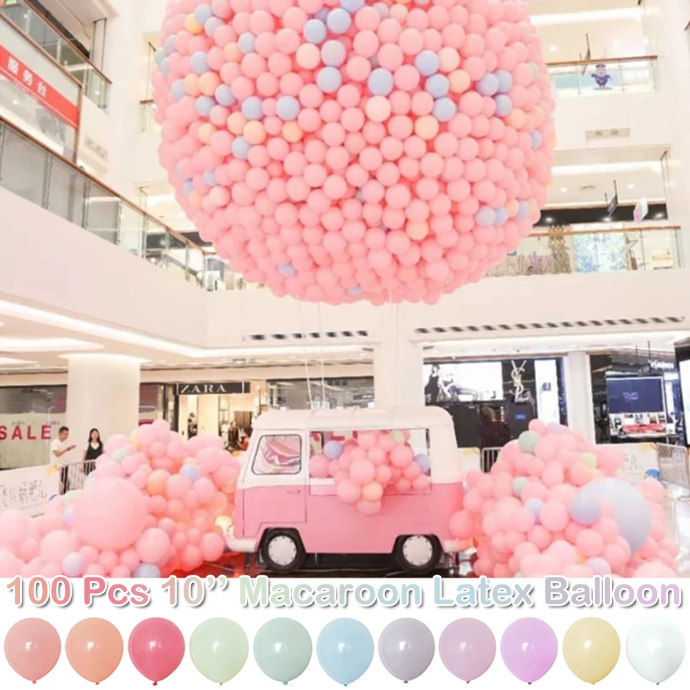 DIY Украшение Шар пастельный макарун латексный шар Радужный цвет для свадьбы