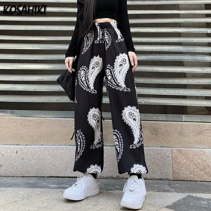 

Женские брюки в стиле хип-хоп, с принтом