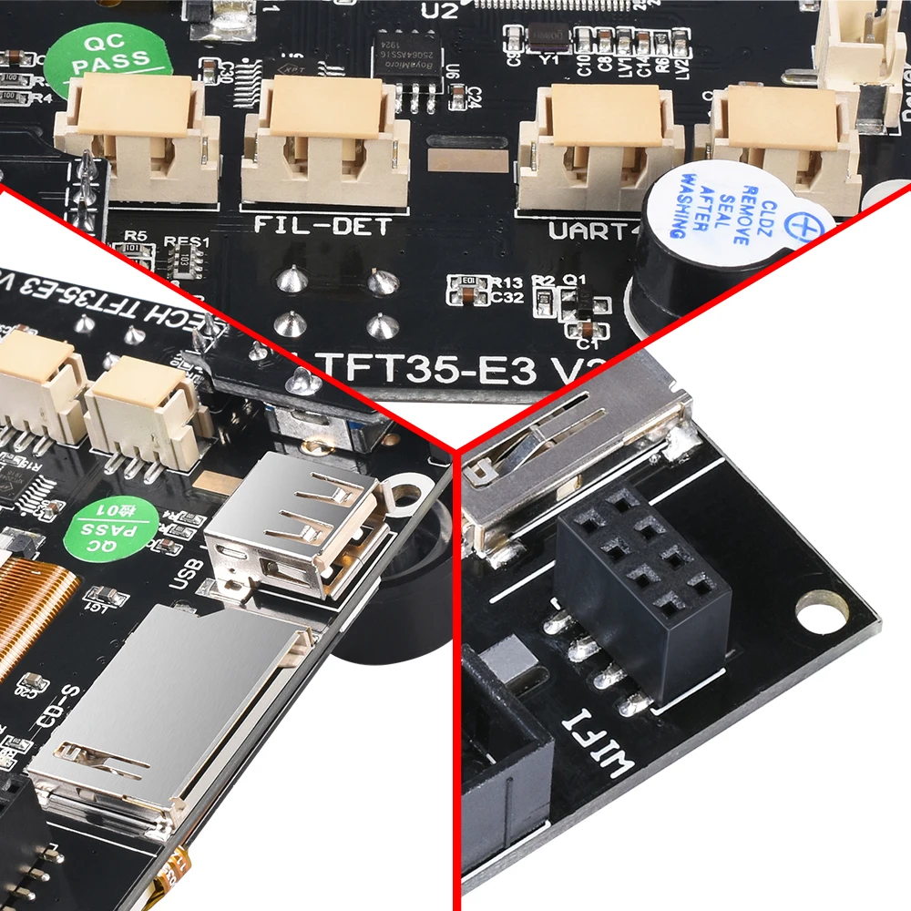BIGTREETECH СКР мини E3 32 бит Управление доска E3 DIP TFT35-E3 V3.0 Сенсорный экран WI-FI модуль для Эндер 3/5 3D-принтеры Запчасти