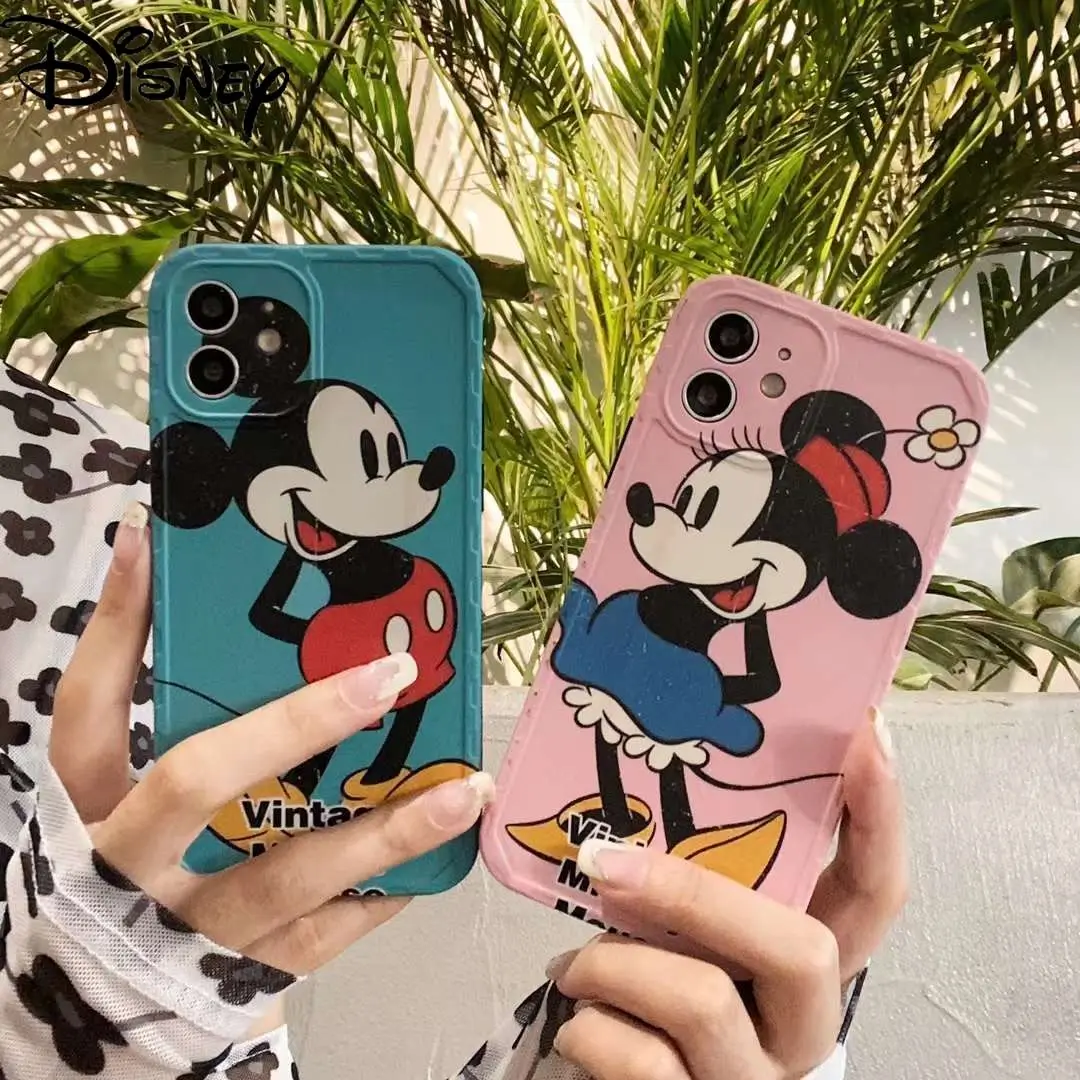 

Disney Mickey Minnie Cartoon Phone Case for iPhone12 12Pro 12Promax 11 Pro 11Promax Mini X XS MAX XR 7 8 Plus Cover