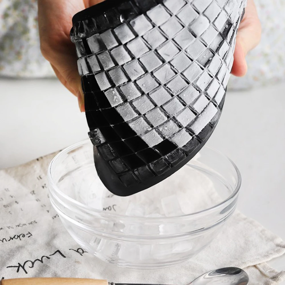 

160 Grids Silicone Ice Cube Mold Ice Cream Tray Maker Frozen Cube Trays Baking Mould Maker Tray Cake Forpuddings Biscuit Maker