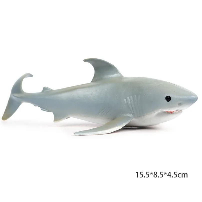 Little Shark Морская модель животного; изображение морской жизни, фигурка акулы, развивающие животные океана, игрушка для детей, Декор, подарок - Цвет: Little Shark