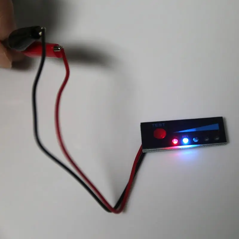 3.7V 1S2S3S4S 18650 Li-ion Lipo Lithium 12V Lead Acid Battery Level Indicator Tester LCD Display Meter Module Capacity Voltage - купить по