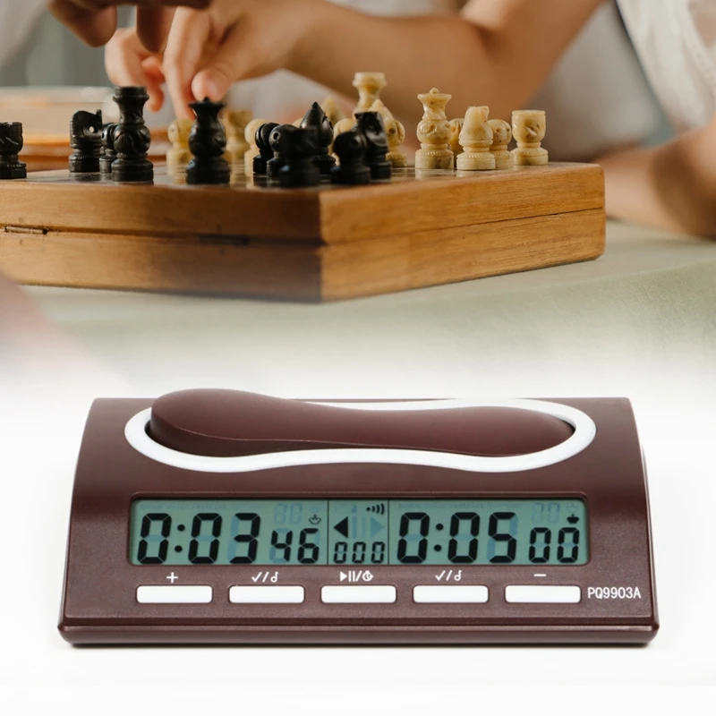 

24BD Professional Digital Chess Clocks Game Timer Count Up Down Bonus Delay Alarm
