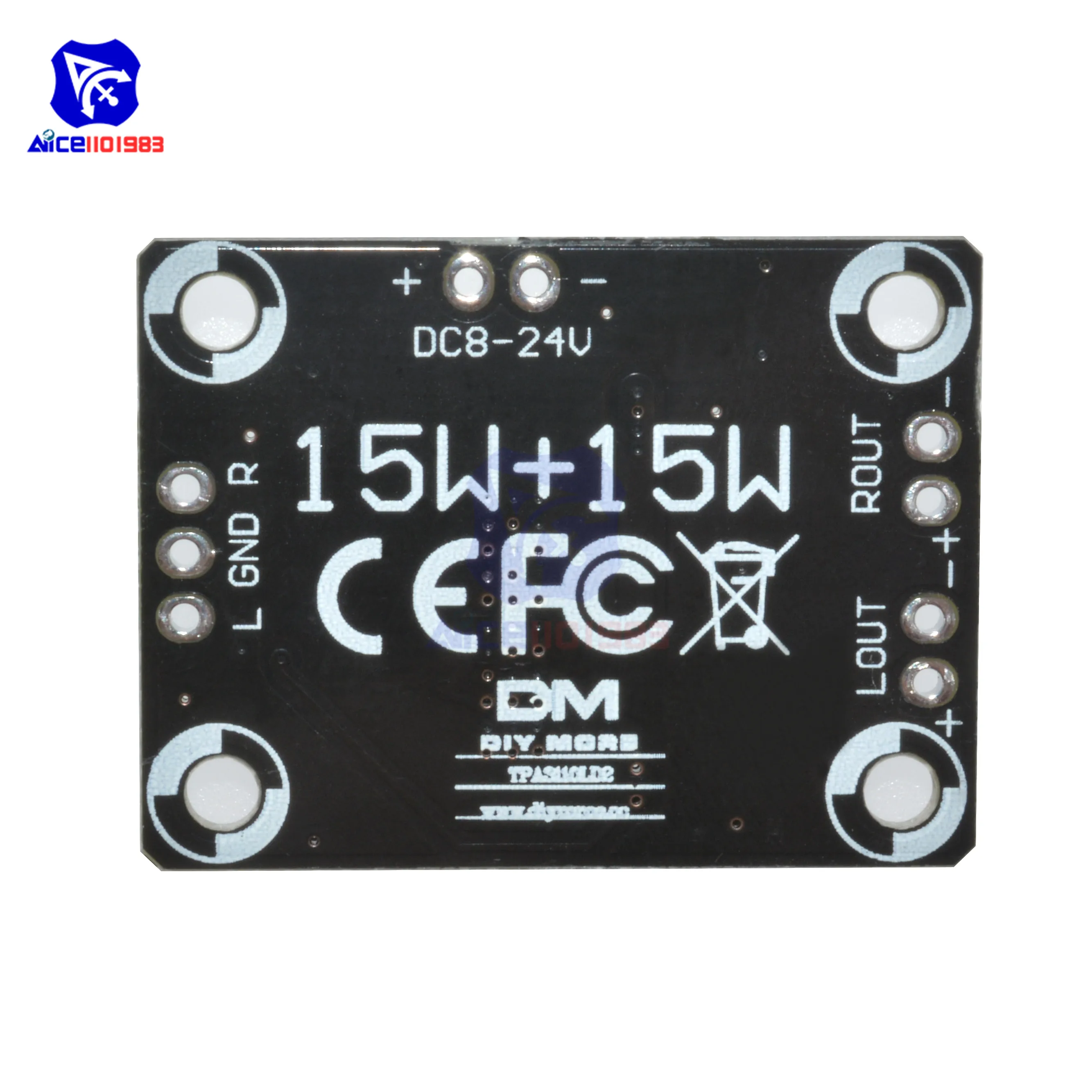 Цифровой модуль усилителя diymore TPA3110 2X15W аудио стерео Плата мощности мини