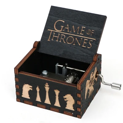 Game of thrones Новая деревянная музыкальная шкатулка игра трон музыкальная шкатулка ручной коленчатый Harri музыка подарки на день рождения Рождественский подарок для мальчика/девочки - Цвет: Game of thrones