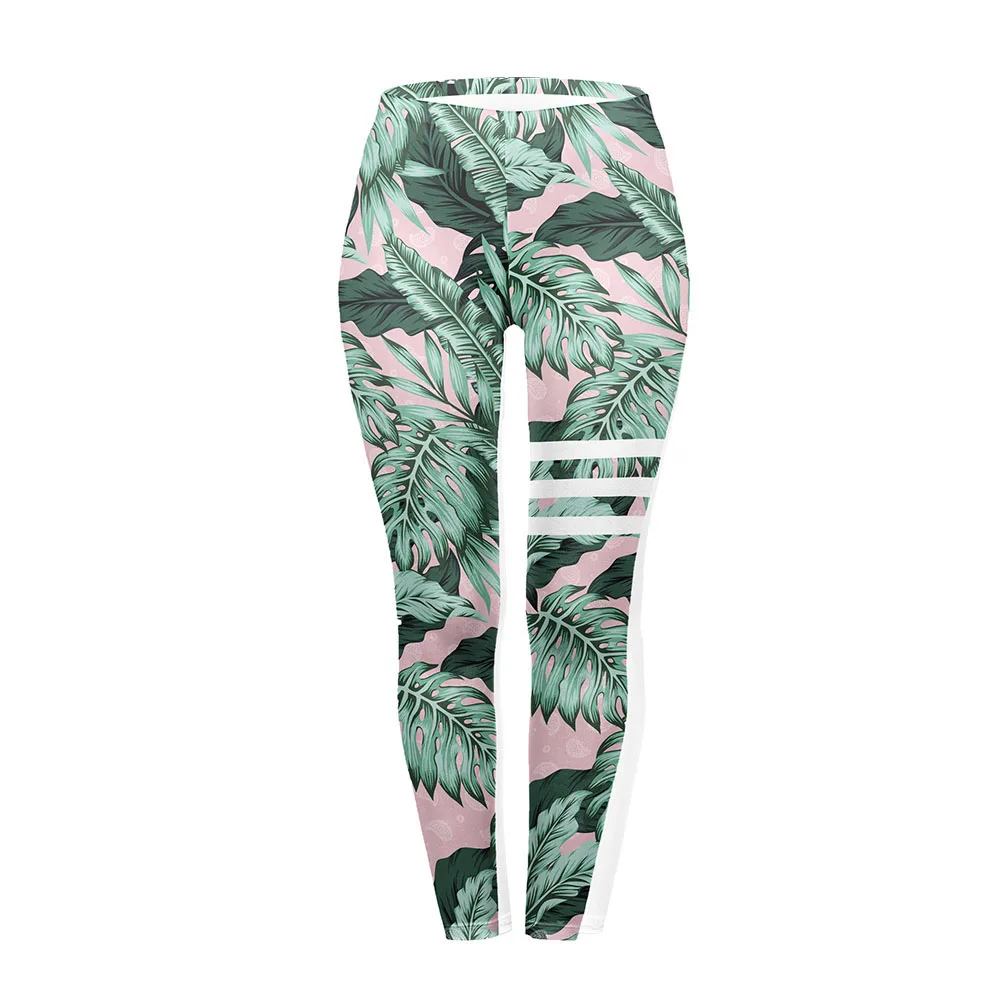 

printed leggings 3d printing pants yoga pant High Waist Digital Printed Fitness Sport gym trousers for Women 12% Spandex