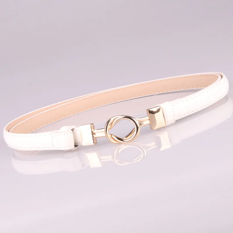 Женский эластичный регулируемый ремень элегантный из искусственной кожи с