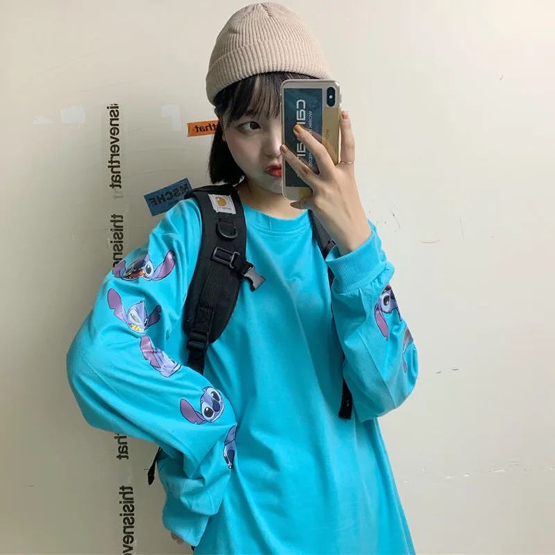Women Sweetshirts Harajuku Women's Sweatshirt Kawaii Clothes Oversized Hoodie Korean Fashion Y2k Women Pullovers Vintage Clothes
