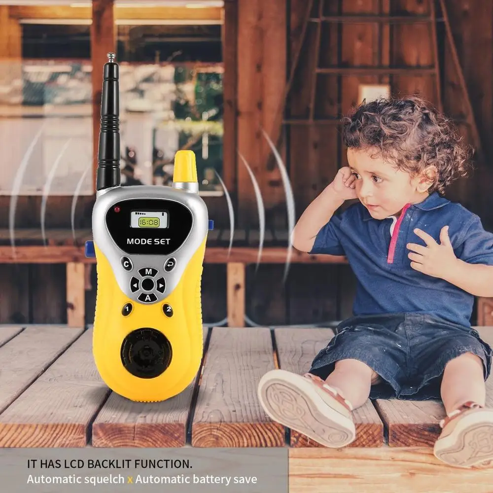 2 pcs mini professional walkie talkie kids child intercom electronic portable radio mini handheld toys portable two way radio free global shipping