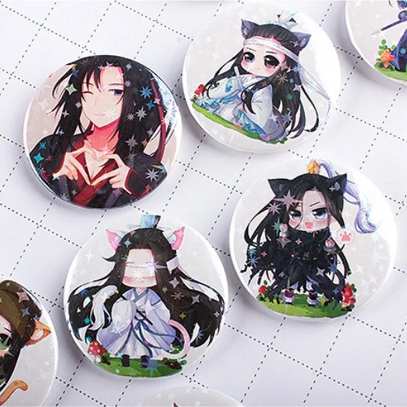 2021 Модный Аниме MO DAO ZU SHI значок косплея булавка Сумка Одежда рюкзаки Кнопка брошь