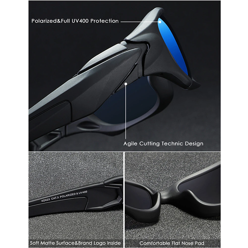 

Polarized Sunglasses Men Women Fishing Glasses UV400 Anti Glare Sports Goggles Cycling Golf Running Hiking Fishing Eyewear