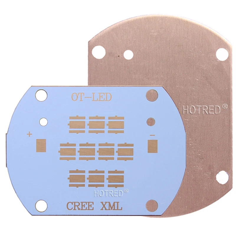 Светодиодная медная печатная плата Cree XPE XTE XPG XPL XML3535 5050 XHP50 светодиодный
