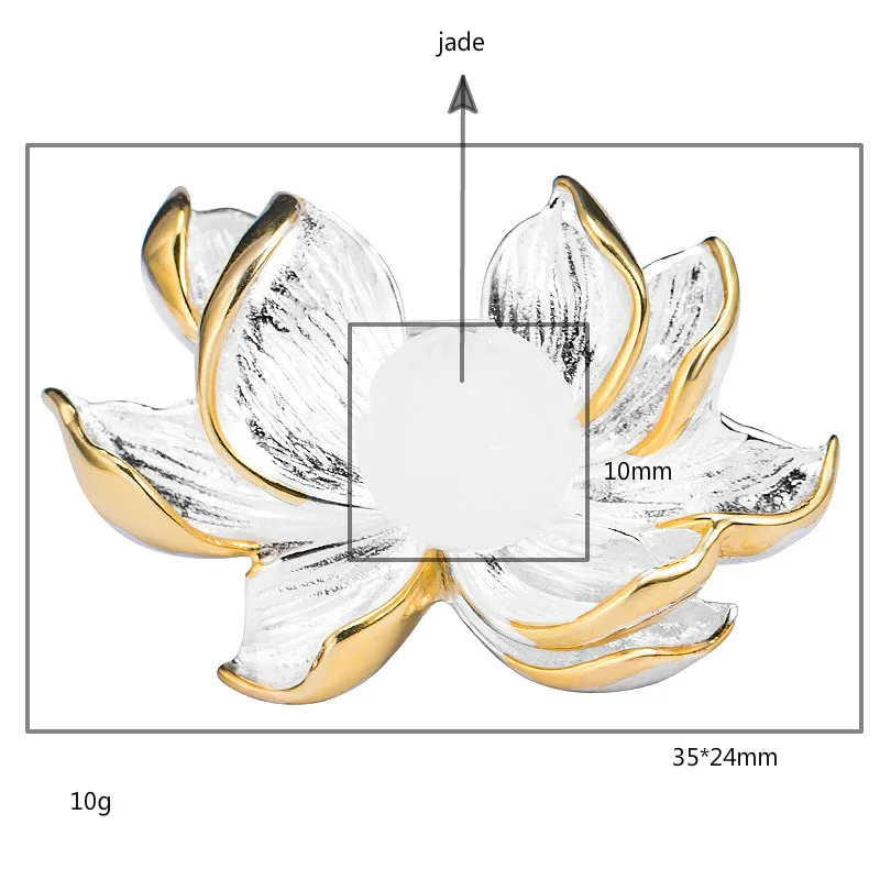 Женская Брошь из стерлингового серебра 100% пробы с жемчугом в форме цветка и