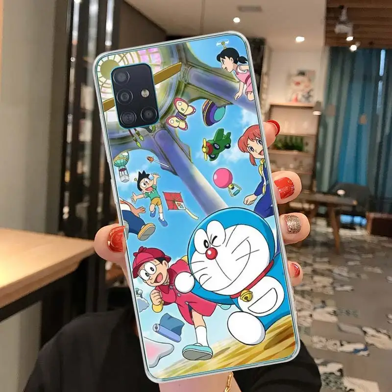 

Doraemon Anime Case for Samsung Galaxy A51 A71 A42 5G UW A72 A21s M51 A21 A91 Quantum A31 Silicone Phone Cover