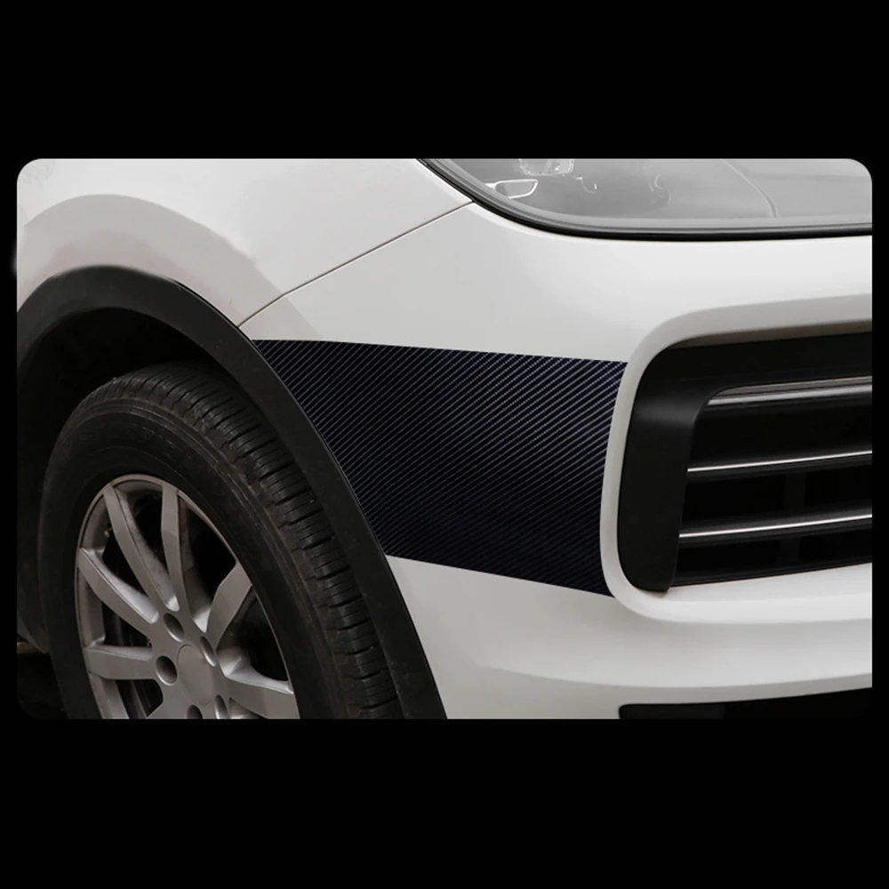 

10CM*3Meter Car Sticker Anti Scratch Film Strip Car bumper Carbon Fiber Vinyl