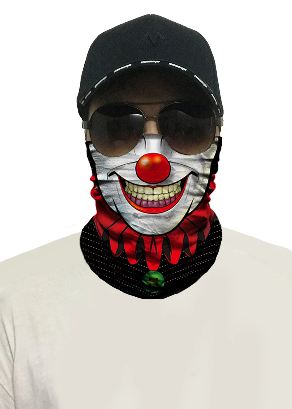 3D Маскарадная маска на Хэллоуин Балаклава мотоцикл езда велосипеде шейный