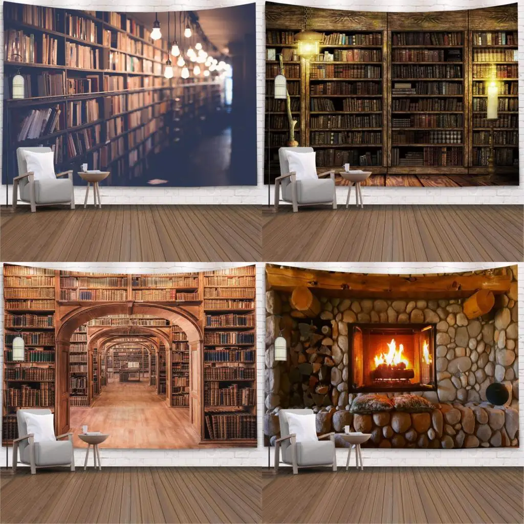 Элегантный настенный гобелен из полиэстера с запахом книги украшение для