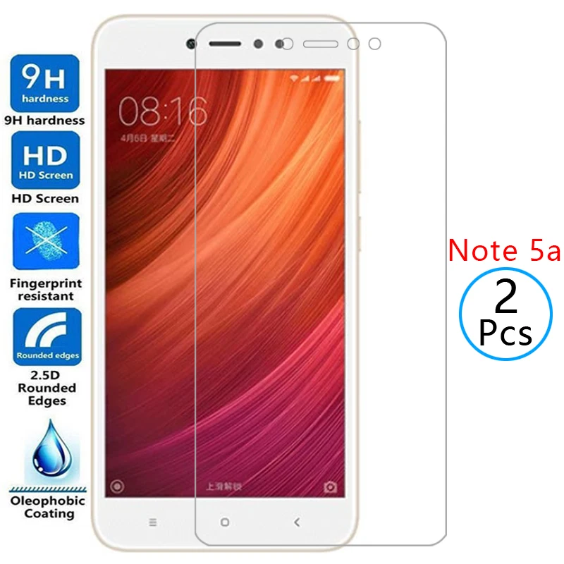 

protective tempered glass for xiaomi redmi note 5a screen protector on ksiomi readmi note5a not 5 a a5 not5a film redmy red mi