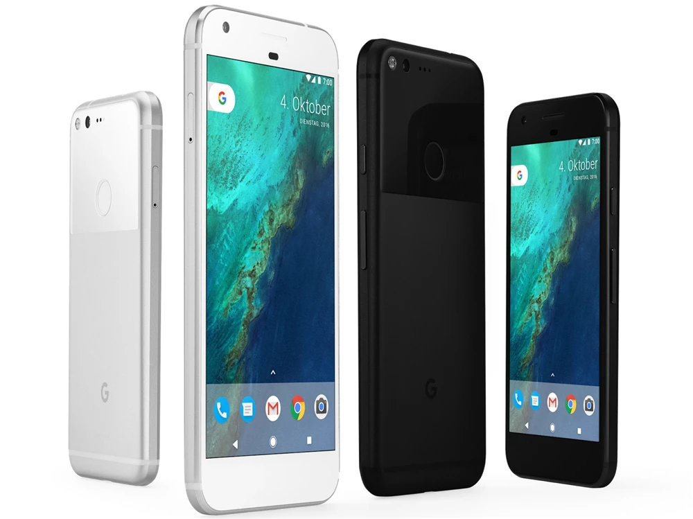 Мобильный телефон Google Pixel, 4G LTE, Android, четырехъядерный процессор 5,0 дюймов, 128 МП и 8 Мп, 4 Гб ОЗУ, Гб ПЗУ, отпечаток пальца, NFC