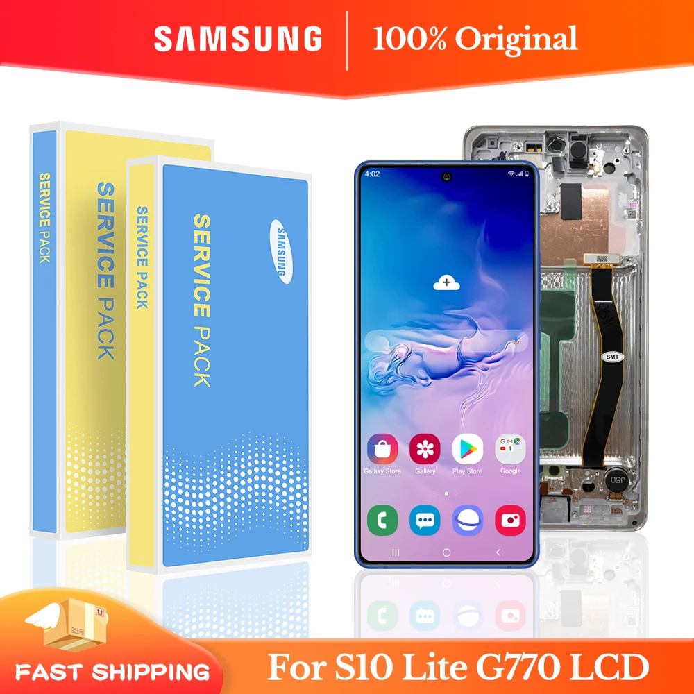 

6.7" Original For Samsung Galaxy S10 Lite LCD Display SM-G770F/DSM SM-G770U1 LCD Touch Screen Digitizer Assembly Repair Parts