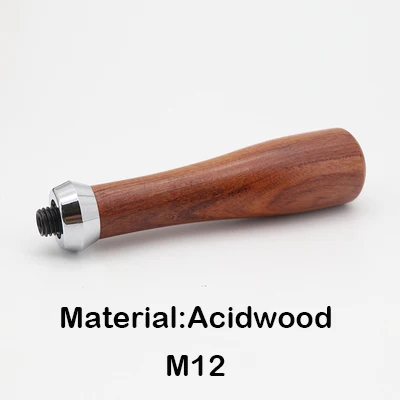 Эспрессо кофе Portafilter ручка M10/M12 кафе машина твердая деревянная ручка Кофеварка Инструменты Аксессуары для бариста - Цвет: F