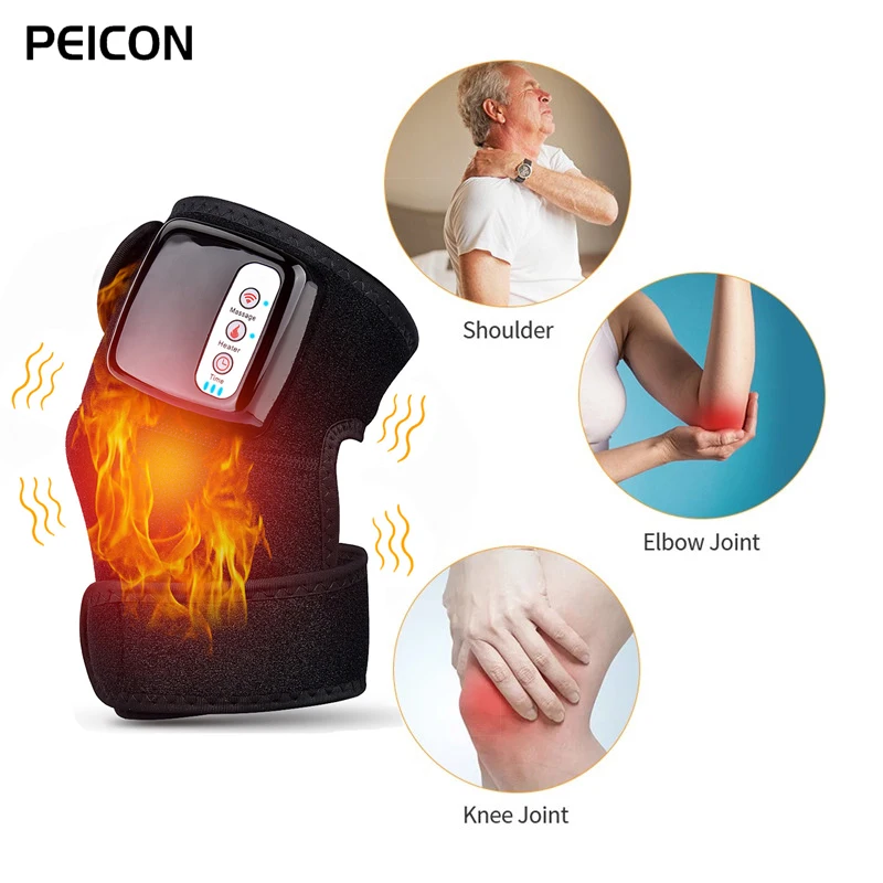 

Knee Heat Massager Joint Brace Support Elbow Should Knee Therapy Pain Relief Physical Treatment Promote Blood Circulation