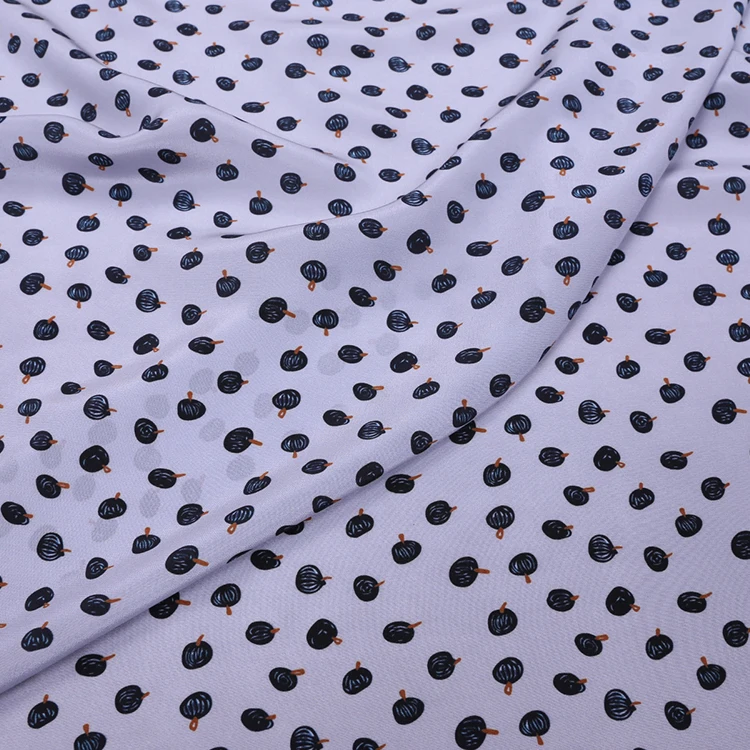 

16MM silk fabric customized summer digital printing silk skin-friendly drape crepe de chine clothing shirt sewing fabric