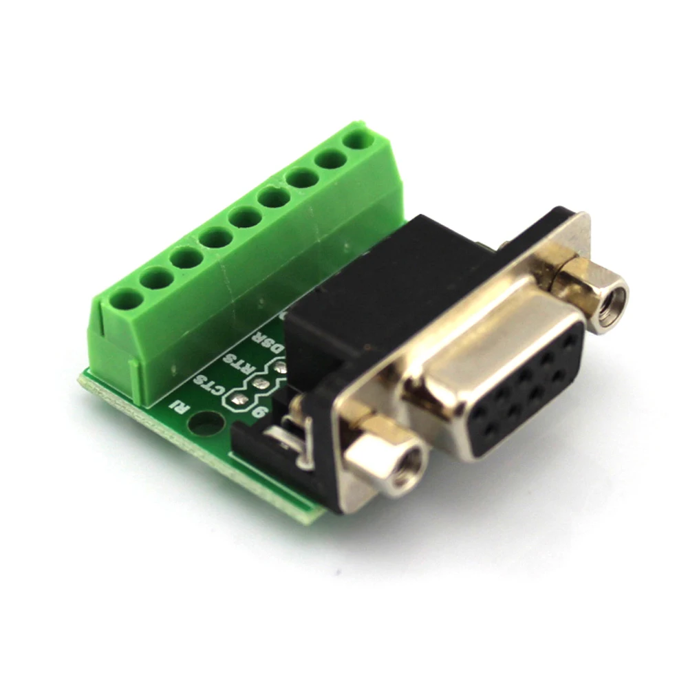 DB male and female head program downloader connector Maker electronic diy material accessories 9 hole terminal | Игрушки и хобби