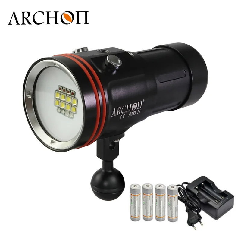 ARCHON D36V-II обновление(не D36VR W42VR) W42V светодиодный U2+ УФ подводный фотографирующий светильник для дайвинга видео светильник