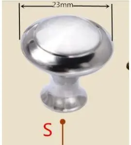23mm Silver "~ 20" ручка из нержавеющей стали Диаметр 10 мм Т-образная прямая ручка ручки для дверца кухонного шкафа ящика Мебельная фурнитура - Цвет: 23mm Silver