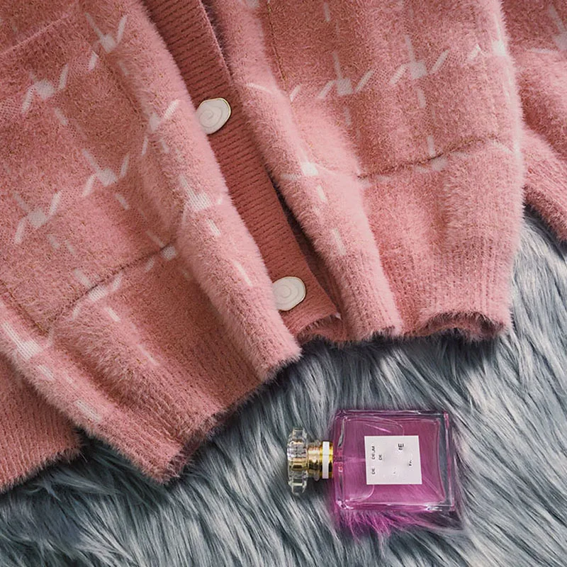 Повседневное трикотажное кимоно с V образным вырезом кардиган женский осенне