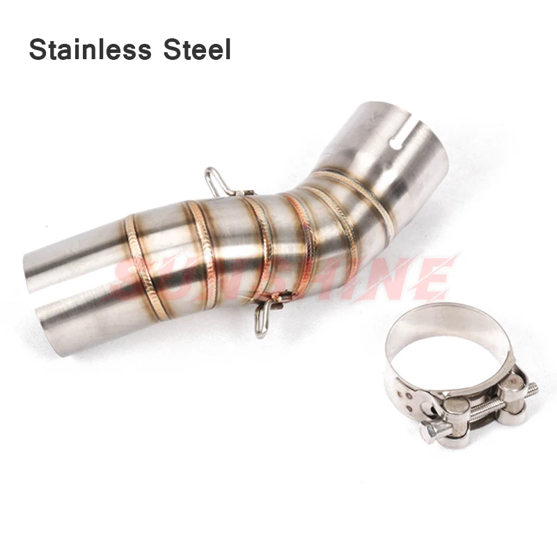 Для Z900 средняя выхлопная труба слипоны для мотоцикла соединение звено половина