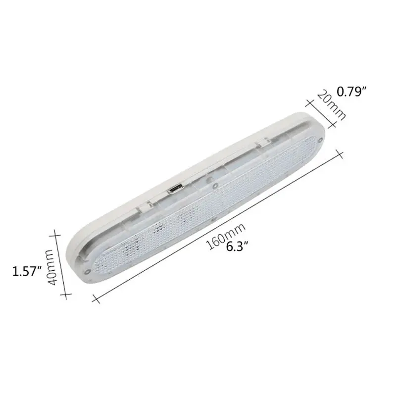 

Universal Car Interior Magnetic Reading Light USB Rechargeable Vehicle Dome Roof Ceiling Night Lamp Car Styling Accessories