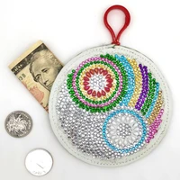5d diy mandala full drill special shaped diamond painting wallet bag coin purse keychain women bag pendants stitch embroidery