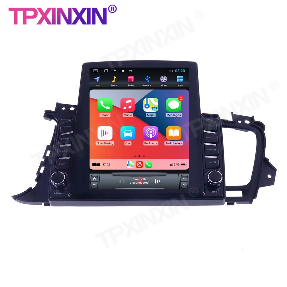 저렴한 기아 K5 2010-2014 테슬라 스크린 128G 안드로이드 10.0 차량용 멀티미디어 플레이어, 헤드유닛 오디오 라디오 내비게이션 무선 카플레이