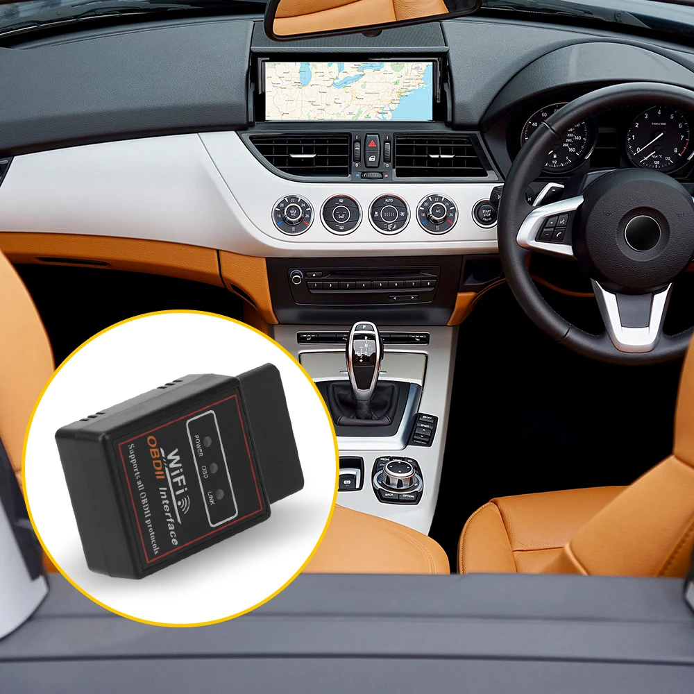 Автомобильный диагностический сканер OBD2 ELM327 V2.1 OBDII Wi Fi кодов ELM 327 OBD 2 для