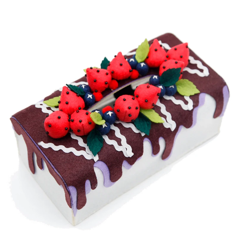 Набор для рукоделия из войлочной ткани домашний бумажный чехол салфеток ручной