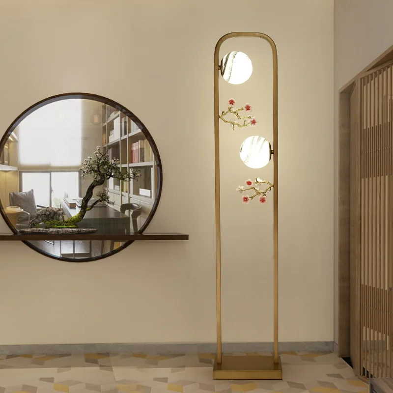 Японский китайский античная напольная железная лампа используется для