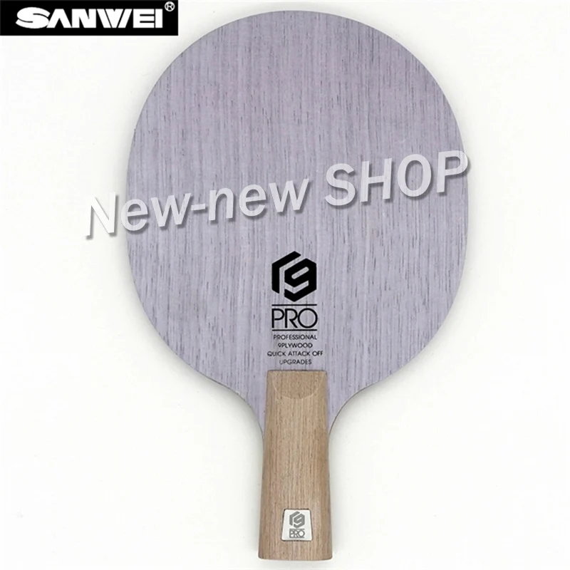 SANWEI лезвие для настольного тенниса V9 PRO 9 ply чистая древесина все вокруг pips длинная