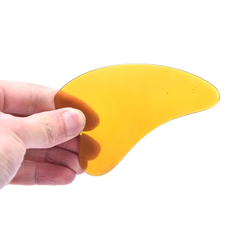 

New Thickened Triangular Massage Plate Face Care Scraping Massage Tool Board Natural Ox Horn Scraping Board